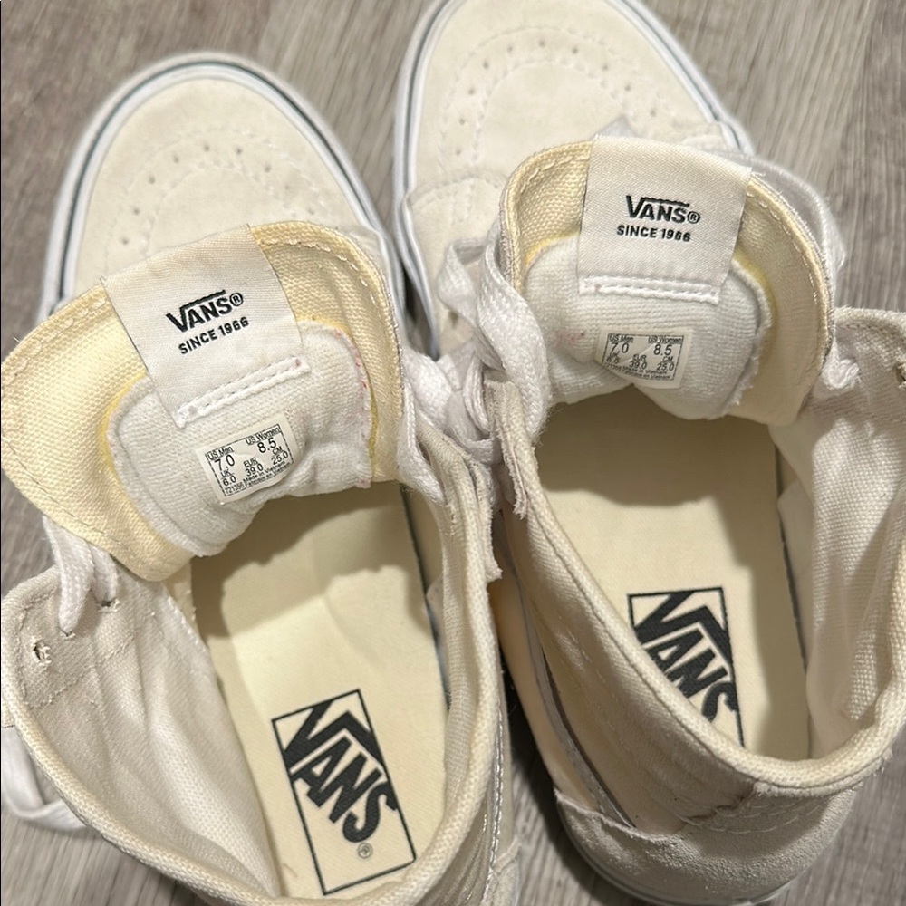 Vans White Classic Sneakers